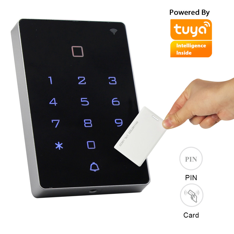 Acesso sem fio impermeável de Tuya APP BLT WIFI do leitor de cartão do controle de acesso do cartão de IP65 RFID