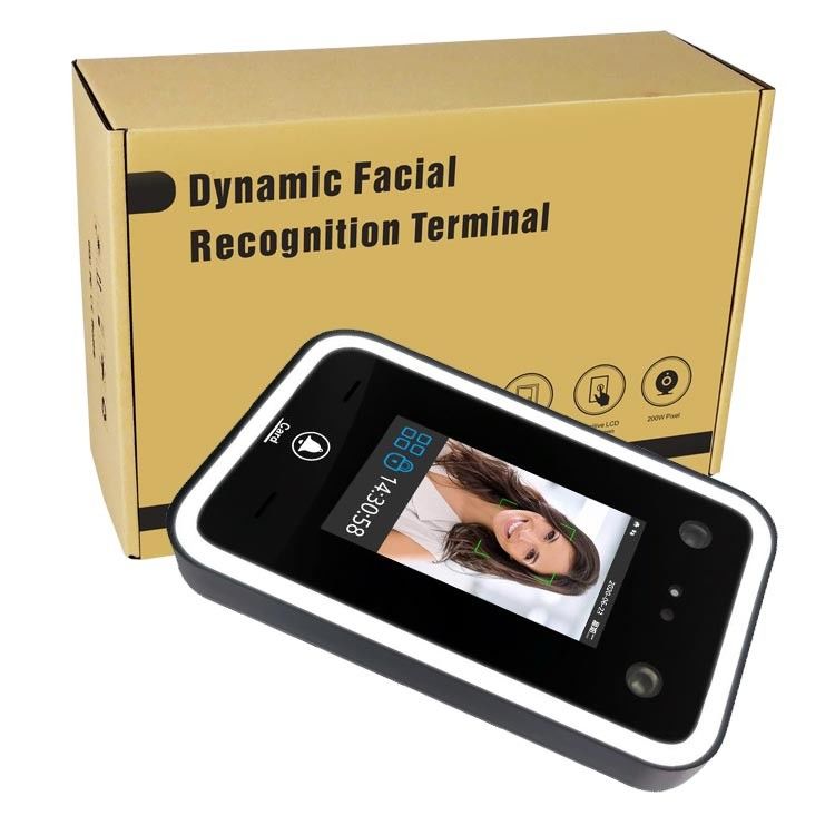 Sistema facial do controle de acesso do reconhecimento de RoHS com a tela Touchable de 4,3 polegadas