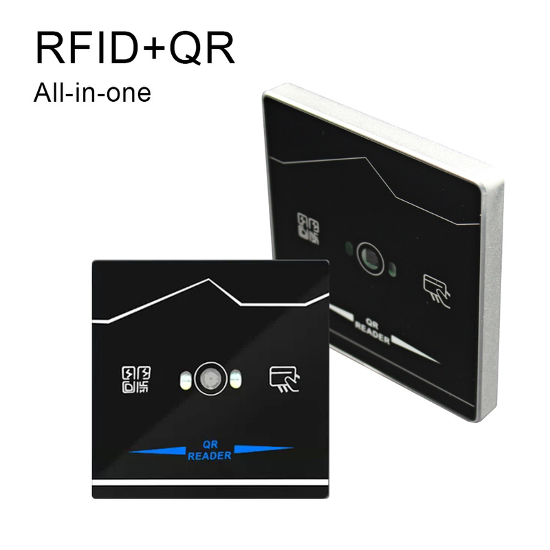 Leitor de vidro moderado Access Control Wiegand Proximity Card Reader do QR Code