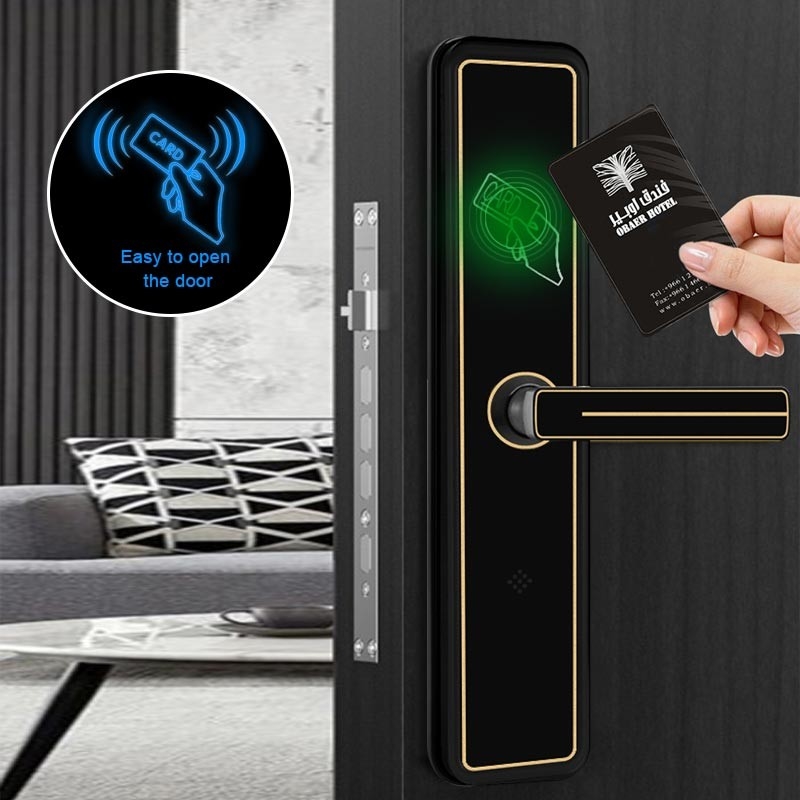 A sala de hotel esperta da fechadura da porta do cartão do furto RFID trava a liga de alumínio para o hotel