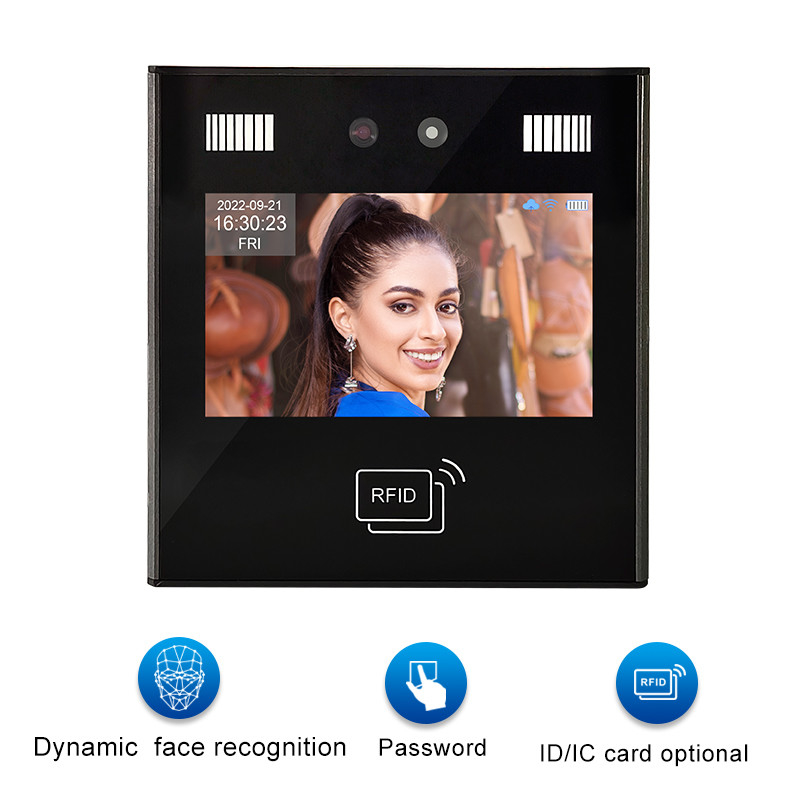 Tcp / Ip Card Reader Dispositivos de reconhecimento facial biométrico dinâmico Software gratuito Adms Cloud