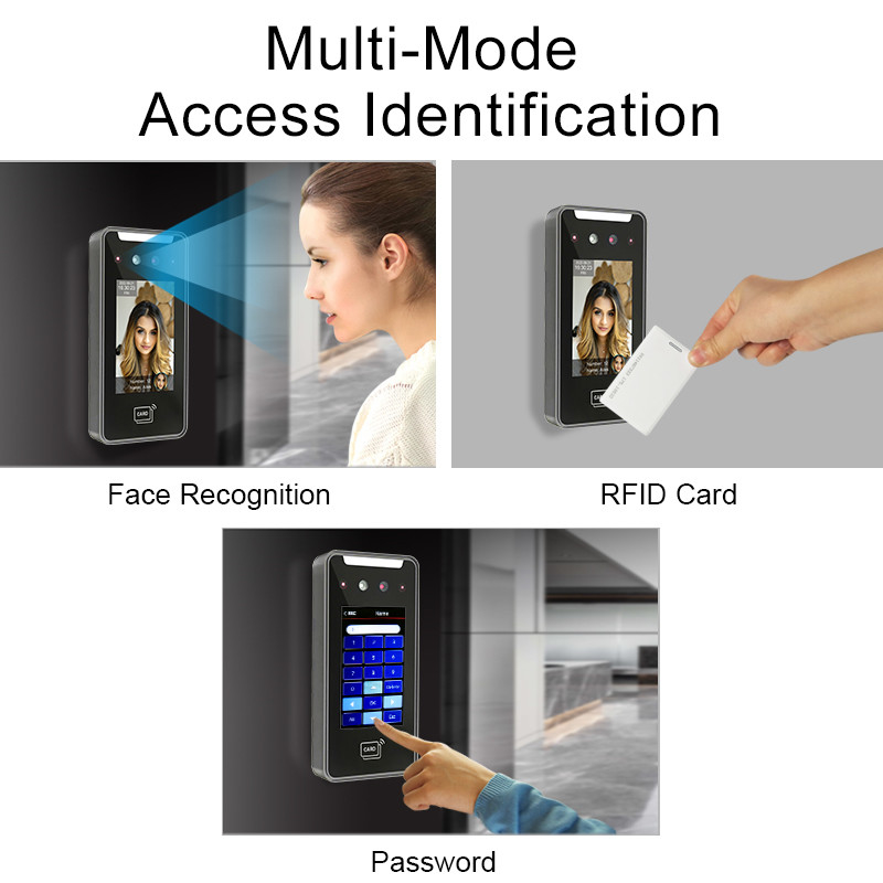 ID/IC Card Cloud Código QR biométrico Reconhecimento facial Controle de acesso à porta