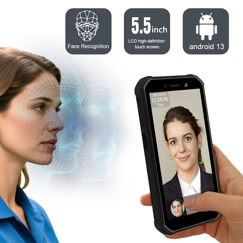 Sistema Portátil de Ponto com Terminal Android de Reconhecimento Facial Biométrico