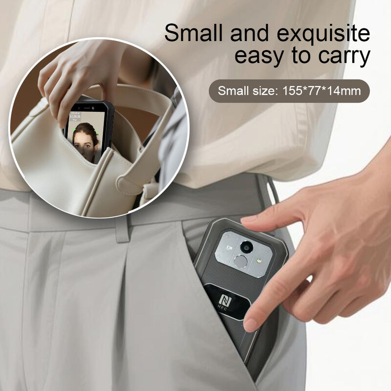 Sistema Portátil de Ponto com Terminal Android de Reconhecimento Facial Biométrico