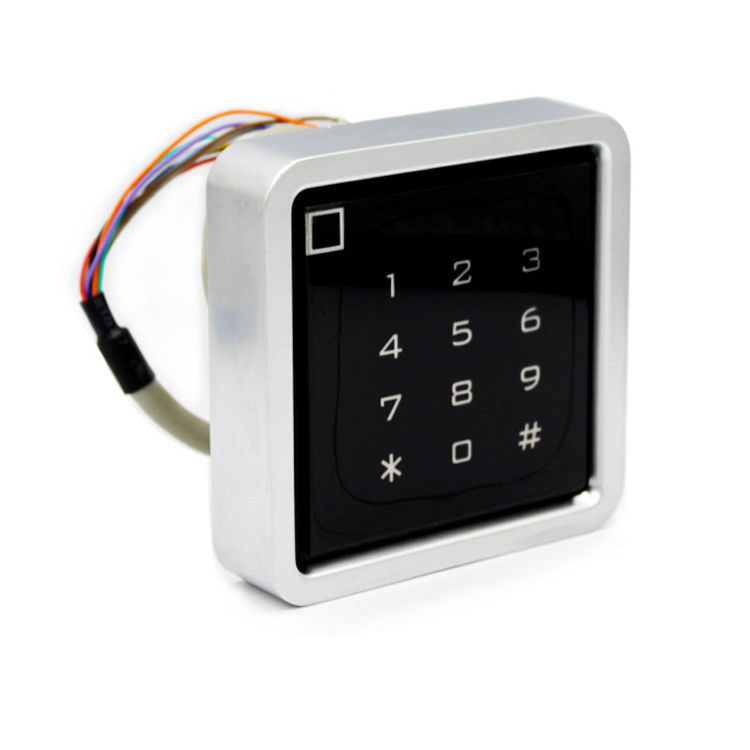 Teclado autônomo do toque da caixa do metal do controle de acesso da impressão digital de Mifare Rfid