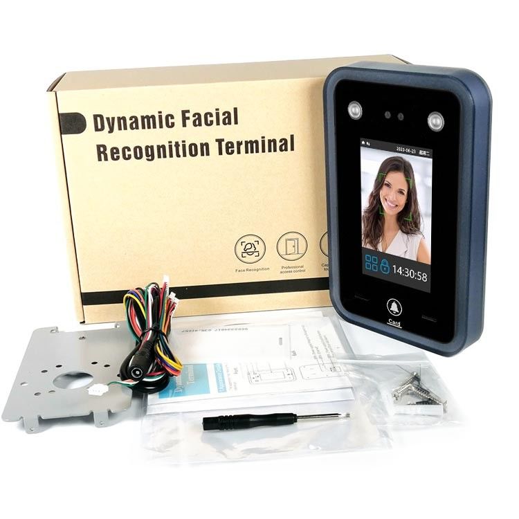 Sistema do controle de acesso da detecção da cara do torniquete do varredor do QR Code