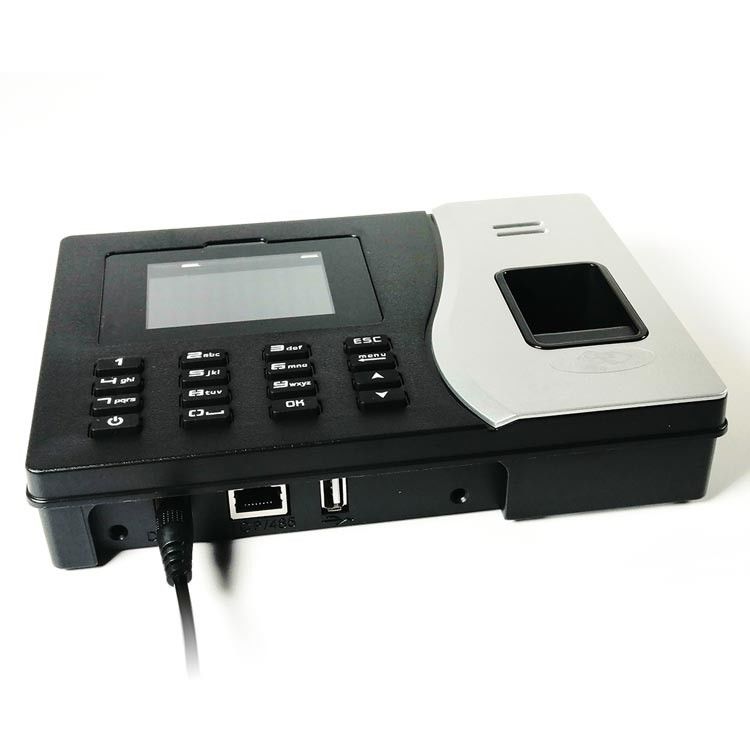 Bateria alternativa sistema do comparecimento do tempo da impressão digital de TFT de 2,4 polegadas