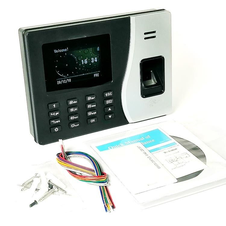Máquina 3G Wifi do comparecimento da impressão digital do cartão de perfurador de Timmy Web Cloud RFID com SMS