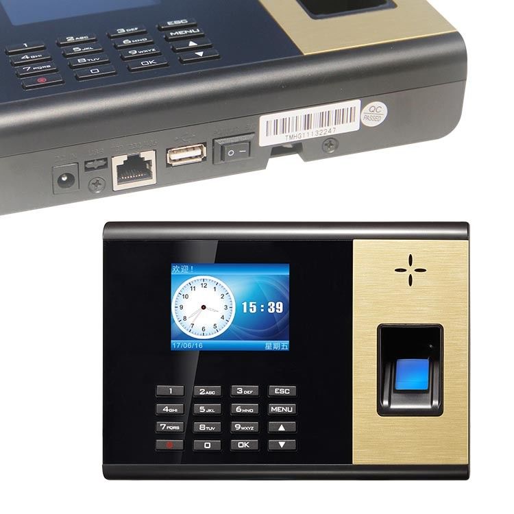 SIM Card GPRS sistema do comparecimento do tempo de um Thumbprint de 2,8 polegadas