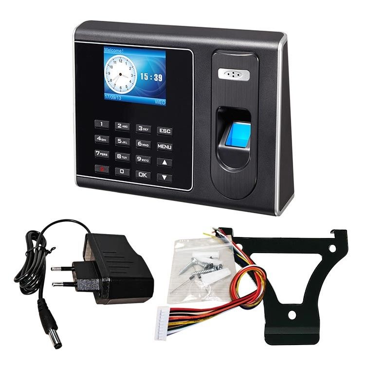 Sistema cronometrando do comparecimento do tempo da impressão digital do cartão esperto do RFID