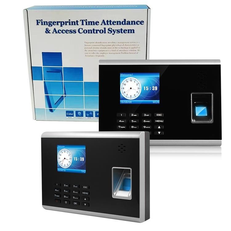 Impressão digital do cartão do RFID 2,8 máquina do comparecimento de TFT Digitas da polegada