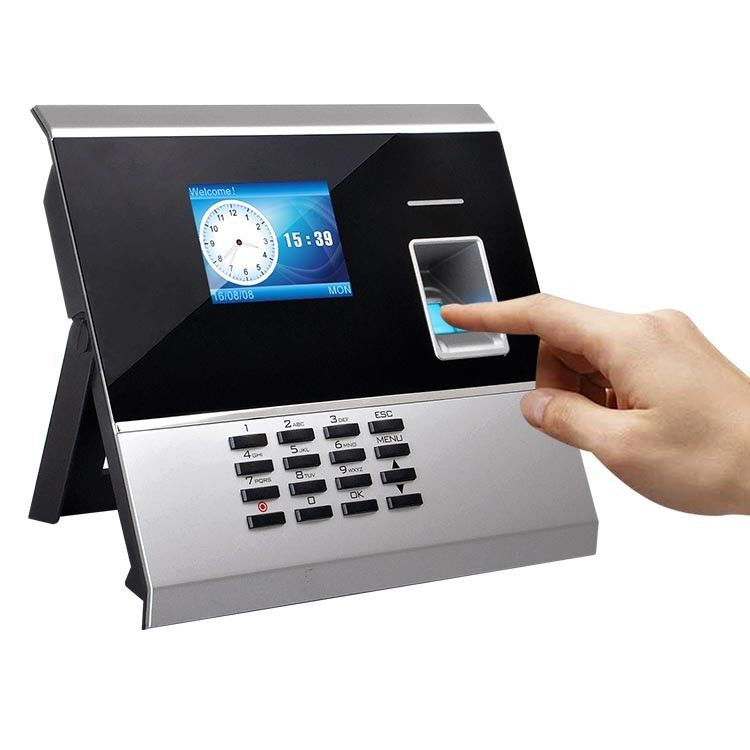 Máquina do comparecimento da impressão digital do tempo real de RoHS do empregado