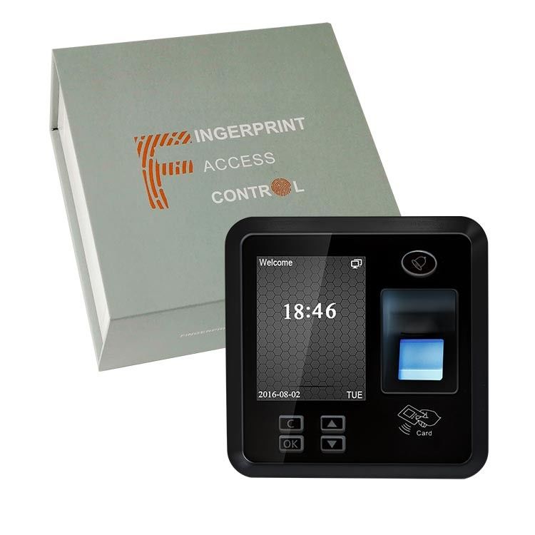 Controle de acesso biométrico da impressão digital do LCD