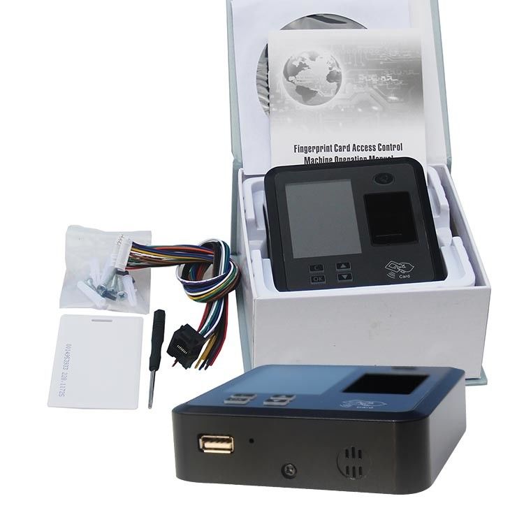 Controle de acesso biométrico da impressão digital do LCD