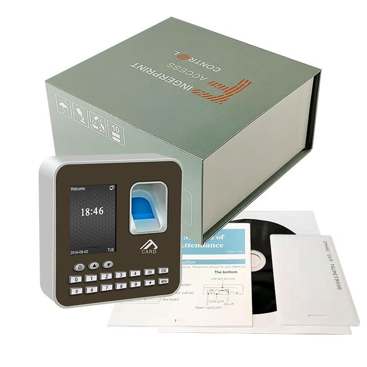 Leitor biométrico Access Control do sistema do comparecimento do tempo da impressão digital RS485