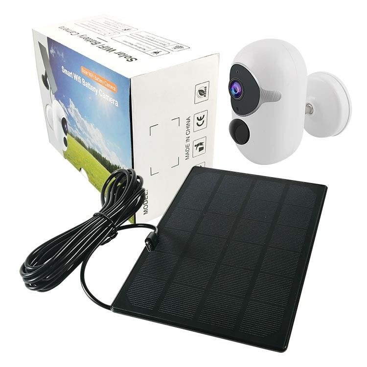 Consumo de potência solar de Mini WiFi Cam With Low da segurança do Smart Home IP66