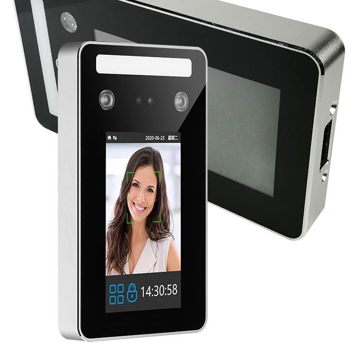 A tela que de HD o reconhecimento da cara de 5 polegadas faz à máquina o AI baseou Live Smart Access Control