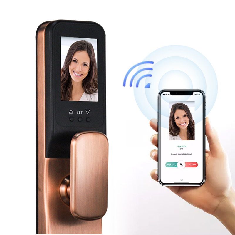 controle de acesso esperto do App de Tuya da fechadura da porta do reconhecimento de cara de 3D Digitas