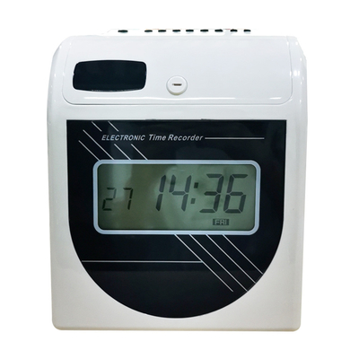 Máquina de marcador temporal eletrônica da data do registrador de tempo de Digitas do relógio de ponto de TIMMY Factory Price Punch Card