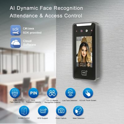 Máquina de Timmy Free Biometric Time Attendance com API Rfid Card Reader