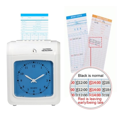 Máquina de atendimento de cartão de ponto CE para registro de funcionários de fábrica de funcionários de fábrica Check-in