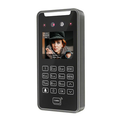 2.8" Sistema de controlo de acesso de reconhecimento facial Monitorização em tempo real