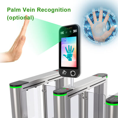 Máquina de atendimento biométrico Wi-Fi e TCP/IP à prova d'água de 5 polegadas com controle de acesso de reconhecimento facial e registro de tempo SDK gratuito