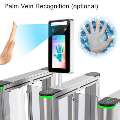 Terminal de reconhecimento facial dinâmico de IA à prova d'água com reconhecimento de cartão RFID
