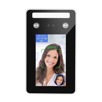 IP65 Máquina de controlo de acesso de reconhecimento facial à prova d'água com software em nuvem e APP móvel para assistência a tempo