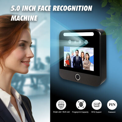 WIFI Funcionário AI Face Time Assistência Máquina Funcionários Fingerprint Scanner Relógio para dentro e para fora Machine Time Recorder