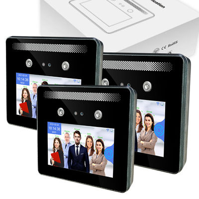 O reconhecimento dinâmico da cara de 5,0 polegadas faz à máquina o sistema do controle de acesso do comparecimento do tempo de RoHS