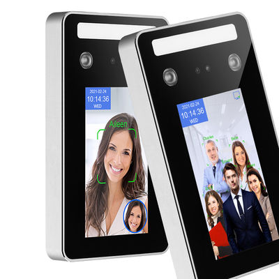 TCP biométrico enfrenta o controle de porta do QR Code da máquina do comparecimento do reconhecimento com SDK