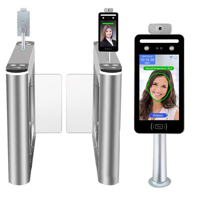 Medição facial da detecção da temperatura corporal do sistema do controle de acesso de um reconhecimento de 8 polegadas