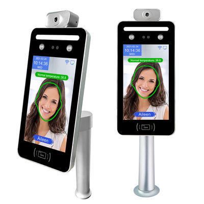 Dispositivo do controle de acesso do reconhecimento de cara da detecção da temperatura de WIFI do QR Code do software da Web