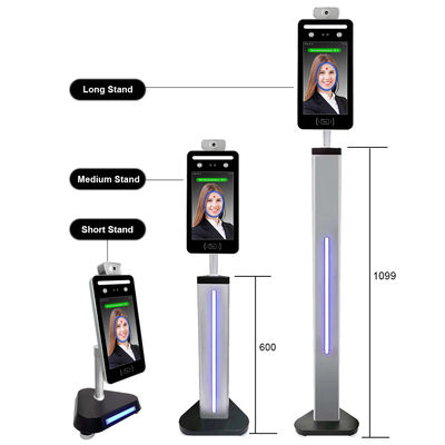 Dispositivo do controle de acesso do reconhecimento de cara da detecção da temperatura de WIFI do QR Code do software da Web