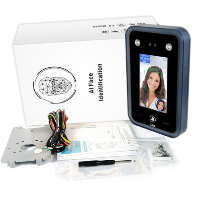 Relógio de ponto biométrico leve visível do controle de acesso do sistema de reconhecimento de cara da nuvem do AI