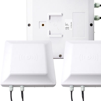 Controle de acesso do cartão da frequência ultraelevada RFID da longa distância do RJ45 RS485 960 megahertz de construção na antena de 7 DBi