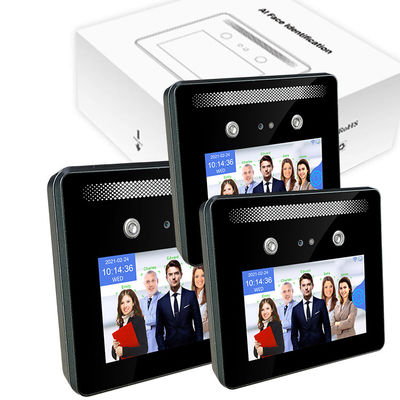 Relógio de ponto do empregado da máquina do comparecimento do reconhecimento de cara da pessoa de 5 polegadas multi