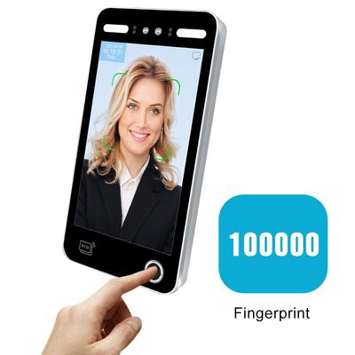 Polegada facial dinâmica biométrica Linux 3,1 de Smart Access Control 10,1 do leitor da Web