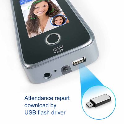 4,3" máquinas de reconhecimento da cara do tela táctil do sistema 272x480 do comparecimento da impressão digital do IPS