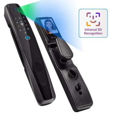 Fechadura da porta esperta do reconhecimento de cara do fechamento da impressão digital esperta de Tuya com Wifi